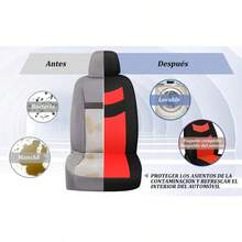 Fundas De Asiento Universales Comfort Car Covers - Rojo - Ver 5