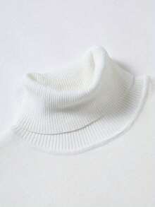 GRDR Men's Turtleneck Long Sleeve Knit Sweater, Versatile For Daily Wear - White - View 5