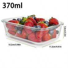 1/3pcs Large Glass Food Storage Containers, Leak-Proof Sealed Lids - Microwave, Oven, Fridge & Dishwasher, With Air Vent, Stackable Rectangular Meal Prep Containers For Lunch, Leftovers, RV & Camping - White - View 16