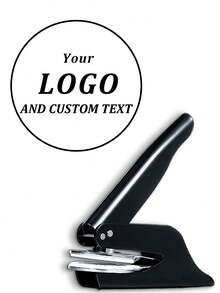 1 Pc Embosser Stamp, Custom Initials Book Embosser Stamp, Personalized Library Stamp, Scrap Booking Embosser, Personalized Envelopes Embosser, Handheld Embosser, Initials Embosser Stamp, Date Embosser, Wedding Embossing Stamp, Paper Embossing Stamp, Clients For Anniversaries, For Weddings, For Graduation, For Business/Work/Office Modern - Single Piece - View 14