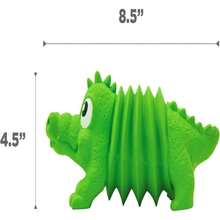 Outward Hound Tootiez Sheep Grunting Latex Rubber Dog Toy, Small - ColorC - 查看 6