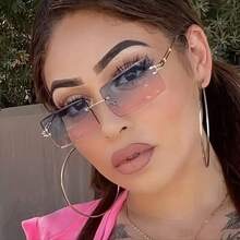 Women Sunglasses - Màu Hồng baby - Xem 7