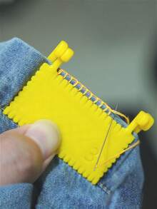 Hand sewn border lock 1/2 件夹式缝纫工具 - 耐用塑料边缘缝纫锁和编织工具，可拆卸，具有固定效果，适合初学者和老年人，用于服装缝纫、布料、修补、服装保养、老年人手动辅助 | 精密缝纫设备 | 耐用塑料工具、缝纫配件，适用于 DIY 手工缝纫项目 | 人体工程学设计 | 表面光滑