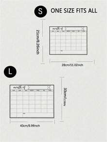 Dry Erase Magnetic Fridge Calendar (Reusable), Whiteboard Magnets, Monthly Home Planner Reminder Calendar Menu Magnetic Fridge, Magnetic Dry Erase Calendar, Kitchen Decor, Monthly Planner Fridge Plan, Home Chart And Menu Fridge Accessories