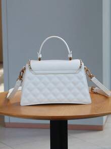 Geantă de mână de lux pentru femei, la modă și elegantă, 2025, nouă, cu design hardware rafinat, geantă cu lanț matlasat de înaltă calitate, geantă de umăr și crossbody versatilă, de mare capacitate, pentru serviciu