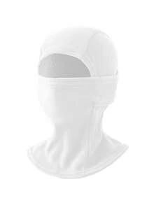 1 pieza Máscara facial unisex cálida para otoño/invierno, pasamontañas, máscara de esquí, cuello de tubo de punto, adecuada para esquiar y ciclismo al aire libre en invierno - Multicolor - Ver 4