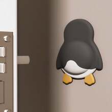 1个可爱动物造型门挡！静音缓冲垫，墙面保护垫，萌宠门挡，硅胶防撞门挡，情人节、小狗、嘉年华、派对装饰 - 彩色 - 查看 6