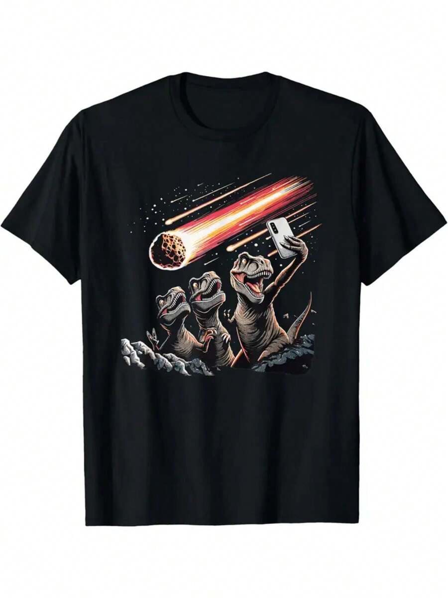 Camiseta de Manga Corta para Hombre 180G Algodón Negro, Casual para Todas las Estaciones, Lavable a Máquina, Muy Versátil,ropa de hombre,parejas,envio nacional,regalo para hombre,oversize hombre. - Negro - Ver 1