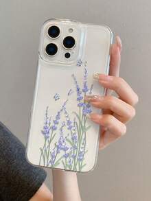 1pc Colorful Vintage Plant Leaf Pattern Painted Anti-Drop Transparent Large Hole Magnetic Phone Case, Minimalist Luxury, High-End Business, Anti-Dirty, Durable Compatible With IPhone, Galaxy S25 Ultra, S24 Ultra, S22, S21 Ultra, S21 FE 5G, S23, S23+, S23 Ultra, S24, A13 5G, A22 5G, A33 5G, A53 5G, A52 5G, A17/A56/A34/A35/A25/Pixel6a/Pixel7/Pixel8/Pixel9/Pixel10 Pro XL Series