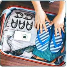 1/10pcs Portable Folding Travel Clothes Hanger With Storage Bag, Plastic Cruise Essential Garment Drying Rack, Suitable For Camping, Flight, RV, Europe Vacation, Black, Ultra-Compact, Space-Saving Design, Lightweight Yet Durable, Quick-Dry Organizer, Multi-Use Wardrobe Accessory For Luggage, Dorm, Backpacking, Caravan, Hotel Stay, Travel Kit Must-Have, Easy Clean, Non-Slip Racks, Foldable Hanger System For Garments, Shirts, Tops, Sleepwear And Soft Fabrics, Ideal Gift For Travelers And Vacation Enthusiasts - Black - View 6