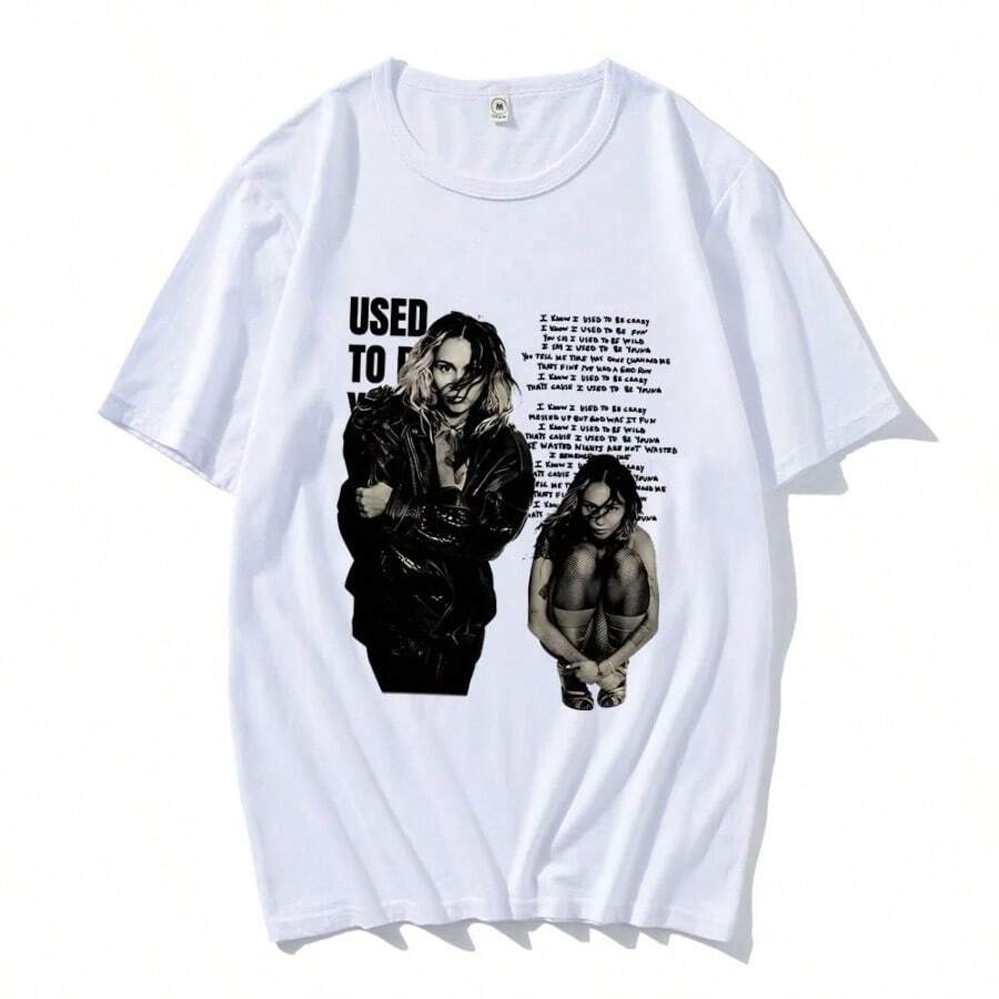 Singer Miley Cyrus T-Shirt WomenMen ShortSleeve Cotton Tee-Shirt High Quality Comfortable Summer Tshirts Graphic Printing Tees