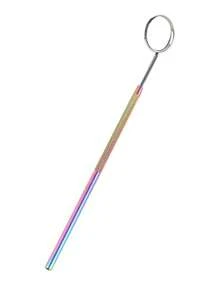 Gương nha khoa nhiều màu, Gương tròn, Gương soi miệng, Dụng cụ nha khoa chuyên nghiệp, Có thể tái sử dụng, Gương cầm tay, Gương mi bằng thép không gỉ, Thiết kế mỏng cho không gian chật hẹp, Kính chất lượng cao, Hình ảnh chính xác, Không có hình ảnh trùng lặp, Vật liệu bền, Thích hợp cho việc nối mi và khám răng - Nhiều màu - Xem 8