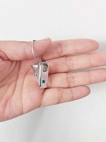 10 Peças Clipes de Cortina de Aço Inoxidável com Argolas de Gancho, Clipes de Cortina de Chuveiro na Cor Prata, Mini Clipes de Gancho, Argolas Decorativas de Metal à Prova de Ferrugem, Clipes de Cortina para Cortinas de Porta e Cortinas de Chuveiro, Clipes de Cortina para Decoração Doméstica Pendurar Cortinas, Laços e Fotos