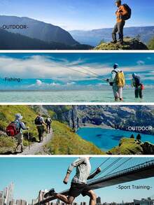 TELALEO 5pcs Boyfriend Style Men's Athletic Hoodies Long Sleeve Fishing Shirts For Men Plus Size UPF SPF UV Sun Protection Shirts Lightweight Rash Guards