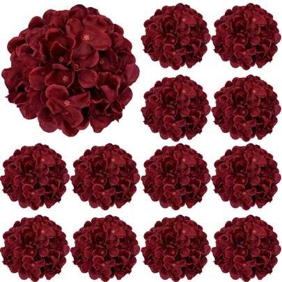 6/12/20 件人造绣球花，大绣球花，假植物，家居，餐厅，客厅，户外花园装饰，插花，摄影道具，秋季，春季，花瓶，花墙，花环，新娘花束，婚礼装饰，DIY 花环材料，生日派对装饰，家居装饰配件，情人节