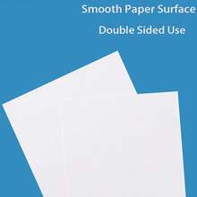 20 Sheets Thick Double-Sided Matte Cardboard White A4 (8.26*11.69 Inches) A3 (11.69*16.53 Inches) Printing Sketch Painting Colored Pencil Handmade DIY Thick Hard White Paper - White - View 10