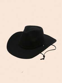 1pc Unisex Outdoor American Cowboy Hat, Suitable For Travel, Sun Protection, Performance - Old Light Coffee - View 14