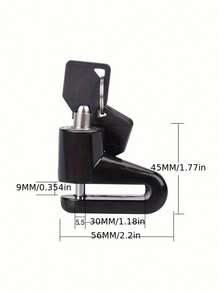 Khóa chống trộm xe đạp di động, Bộ bảo vệ an toàn phanh đĩa xe máy điện M365 PRO - Nhiều màu - Xem 2