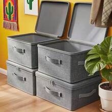 Bolsas de almacenamiento plegables - Gris Oscuro - Ver 8