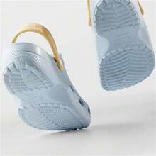 名创优品马耳他犬女士拖鞋可爱卡通小狗沙滩凉鞋舒适轻便透气EVA厚底防滑洞洞鞋垫礼品 - 藍色 - 查看 9