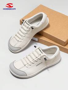 HOBIBEAR Calçados Descalços Com Biqueira Larga, Um Estribo, Masculino E Feminino, Minimalista, Respirável, Confortável, Para Corrida Em Trilha, Caminhada, Superfície De Pu - cinza claro - Ver 3