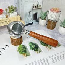 58 毫米无底手柄，适用于 Calphalon Temp IQ/Barsetto 浓缩咖啡机，3 个 58 毫米手柄，含滤网篮，手柄不锈钢替换部件 - 彩色 - 查看 7