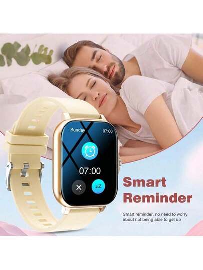 New Full Touch HD Slimme Horloge (Dial, Answer) Wireless Call Function, Massive Faces, Exercise Monitoring, Message Reminder View, Multiple App Reminders, roid IOS Phones, Perfect Men Women view 7