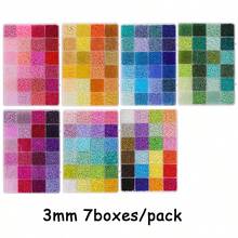 beadia 5200/36400 件 3 毫米玻璃种子珠套件 - 鲜艳的 24/168 种颜色 DIY 适合手工制作珠宝、手工制作和送礼 - 非常适合初学者和经验丰富的工匠 - 3mm - 查看 12