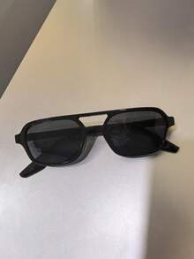 3 件小框双梁方形时尚眼镜，Y2K 男士时尚眼镜，适合夏季防晒、海滩度假、户外运动、派对、旅行、自驾、钓鱼、街拍装饰配件