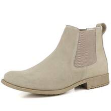 Men's Chelsea Boot Country Leather Suede - Beige - View 9