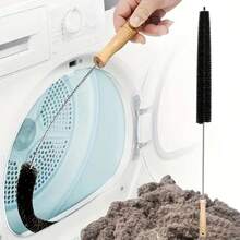 Washing Machine Cleaning Brush, Dryer Pipe Brush, Washing Machine Inner Drum Wall Cleaning Brush - Pink - View 3