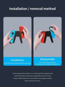 1 个 V 型手柄支架，兼容 Switch 2 控制器手柄，可拆卸 JoyCon 磁力支架，适用于左右手柄，NS2 新机器 Switch 2 游戏配件，兼容 Switch NS 扩展电池版，可与保护套一起使用，适用于 JoyCon 左右手柄的握把，Switch OLED 支架控制器支架，适合旅行，送给游戏玩家的最佳礼物 - 彩色 - 查看 8