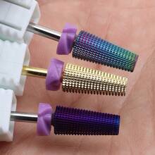 1pc 2way Nail Drill Bit Safety Universal Tungsten Steel Nail Art Drill Bits For Quick And Painless Nail - Left And Right - Multicolor - View 5