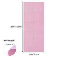 EVA 3mm Foldable Yoga Mat Portable Non-Slip Travel Fitness Mat