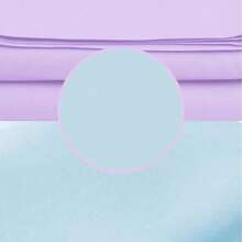 2-teiliges Bettlaken-Set – 70 % Baumwolle, 30 % Polyester – Lila und Blau – 160 x 240 cm, 200 x 240 cm, 228 x 260 cm – Atmungsaktive, strapazierfähige, leicht zu waschende, knitterfreie Bettlaken, HERGESTELLT IN DER TÜRKEI