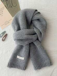 FADZOYLE 1条100%纯羊毛针织长围巾，纯色，时尚百搭，可作披肩、围巾等，大号舒适保暖，四季皆宜，秋冬季保暖柔软，时尚大码，适合日常佩戴，优雅晚宴、旅行、办公、婚礼等场合，亦可作为礼服配饰。 - 彩色 - 查看 10