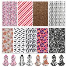 DONQE Flower Floral Pattern Printing Water Transfer Paper, Making Polymer Clay Earrings, Double-Sided Cement Transfer Sticker DIY Manual Mold Halloween - Multicolor - View 3