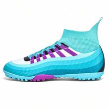 1 Paar Erwachsene, Jugendliche, Studenten Fußballschuhe, Niedrig-Top Outdoor Teamsportschuhe, Große Größe, Rutschfest, Verschleißfest, TF Stollen, Geeignet für Kunstrasen, Sand, Naturrasen, Hallenplätze, Herren Fußballtrainingsschuhe mit Schnürsenkel, Kleine Größe Rugby Schuhe, Leder Damen Fußballschuhe, Leicht, Hochleistung, Rutschfestes Design, Hohe Profifußballstiefel