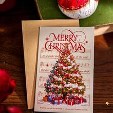 1 Set Christmas Card, Christmas Candlelight Ode Series, Exquisite Christmas Greeting Gift Message Card - Multicolor - View 10