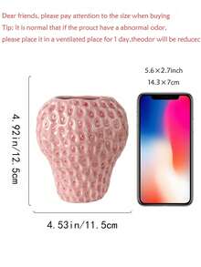 1 Bình hoa họa tiết dâu tây, Bình hoa ABS hiện đại, Thích hợp trang trí nhà cửa, trang trí bàn, bình cắm hoa khô nhân tạo, bình hoa nghệ thuật, trang trí phòng khách và phòng triển lãm theo phong cách tối giản, trang trí phòng, trang trí nhà cửa, trang trí sinh nhật, trang trí nhà bếp, trang trí đám cưới, trang trí phòng ngủ, trang trí phòng khách, quà tặng, trang trí tiệc, bình hoa thủy tinh trang trí sân vườn. - Nhiều màu - Xem 10
