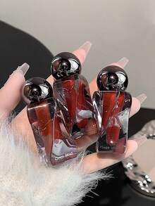 Gege Bear 1 pieza Labial de terciopelo suave y mate, de larga duración, a prueba de manchas, de color natural, versátil, producto de maquillaje - Multicolor - Ver 5