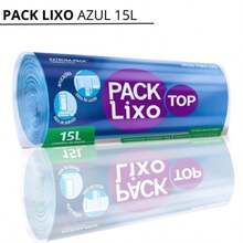 Blue Reinforced Garbage Bag Sizes 15, 30, 50 And 100 Liters - 藍色 15L - 查看 6