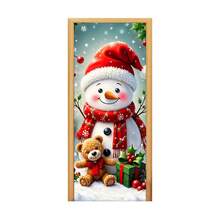 Decorative Christmas Door Cover In Sublimated Fabric 0.85x2.10 - CP-452 - View 2