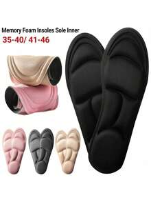 1PAIR 5d Shoe Insoles With Memory Foam, Comfortable And High Elasticity Thick Insoles For Running Shoes Women Men Sneakers Shoes Men Trainers Running Shoes Summer,Back To School Supplies, Boots Accessories For Shoes For Women, For Outdoor, Sport, Travel, Household, Office, School - Multicolor - View 10