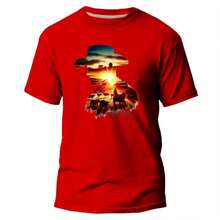 camisa moda chapeu cowboy country camiseta unissex - Preto - Visão 3
