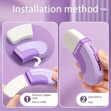 4 Peças Conjunto de Borrachas de Borracha Flexíveis, Borrachas Confortáveis para Estudantes para Limpeza e Desenho, Sem Resíduos, Cabeças de Borracha Substituíveis