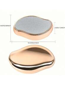 男女通用可重复使用水晶脱毛器，水晶脱毛器，无痛去角质脱毛工具，女士无痛物理脱毛器水晶毛发橡皮擦玻璃脱毛器，易于清洁的脱毛工具，身体脱毛工具 - 彩色 - 查看 11