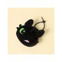 Universal Pictures Official Licensed Toothless Plush Coin Purse, Cute Bag Charm, Lightweight Cartoon Pendant, Soft Toothless Plush Keychain Coin Pouch, Gift - Toothless Coin Purse - View 8