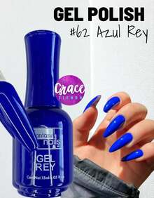 15ml Semi-Permanent Gel Polish 3 Steps Fantasy Nails Gelish Application Professional Use UV - BIRU KERAJAAN - View 2