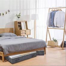 4x Underbed Bag Underbed Chest Of Drawers, Underbed Storage Bag 100x50x18cm - Xám - Xem 5